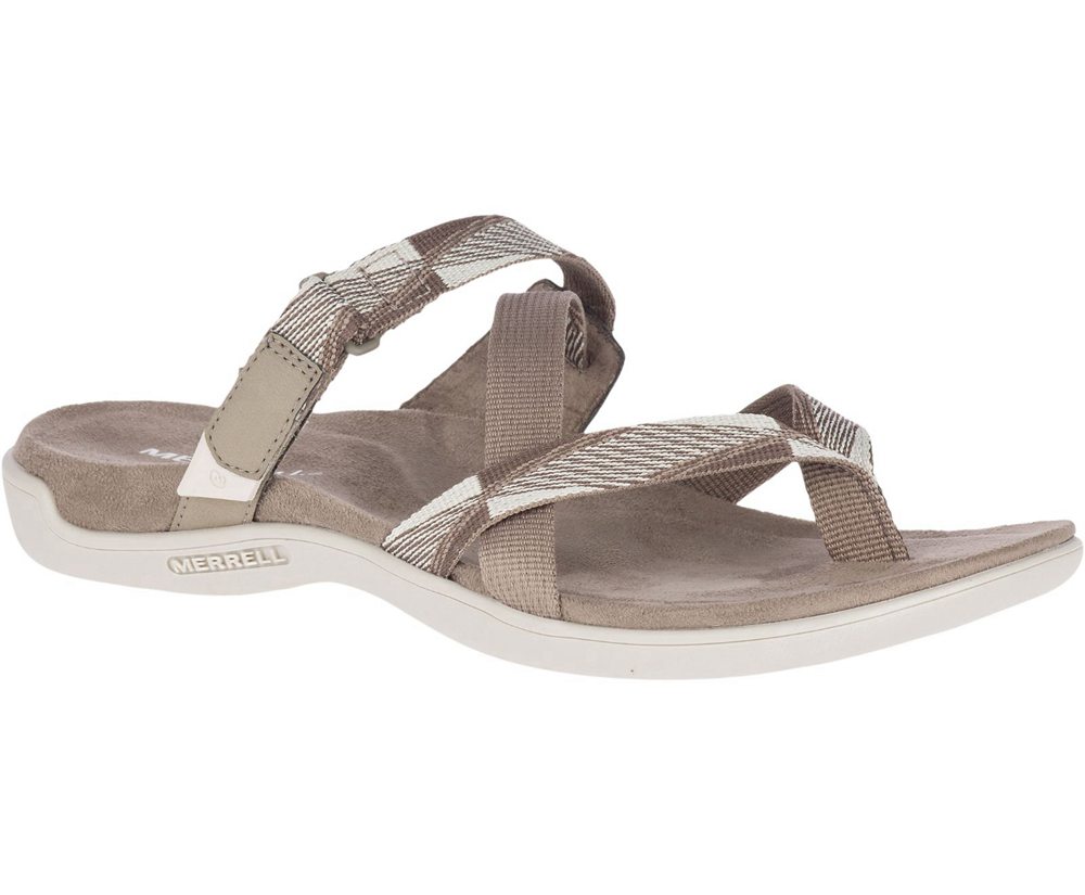 Merrell Sandaler Dame - District Mendi Thong - Grå - OBR916805